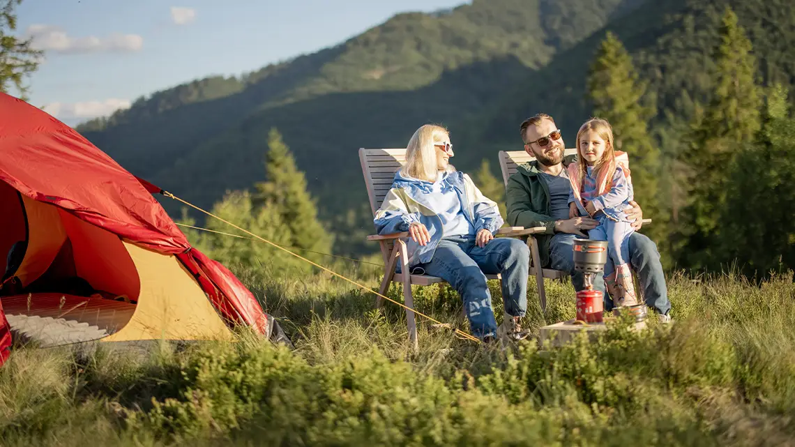 family camping